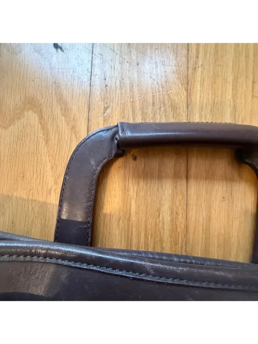 Vintage Coach Brown Leather Messenger Bag *Imperfections F1369